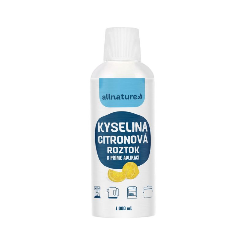 Allnature Kyselina citrónová roztok 1000 ml