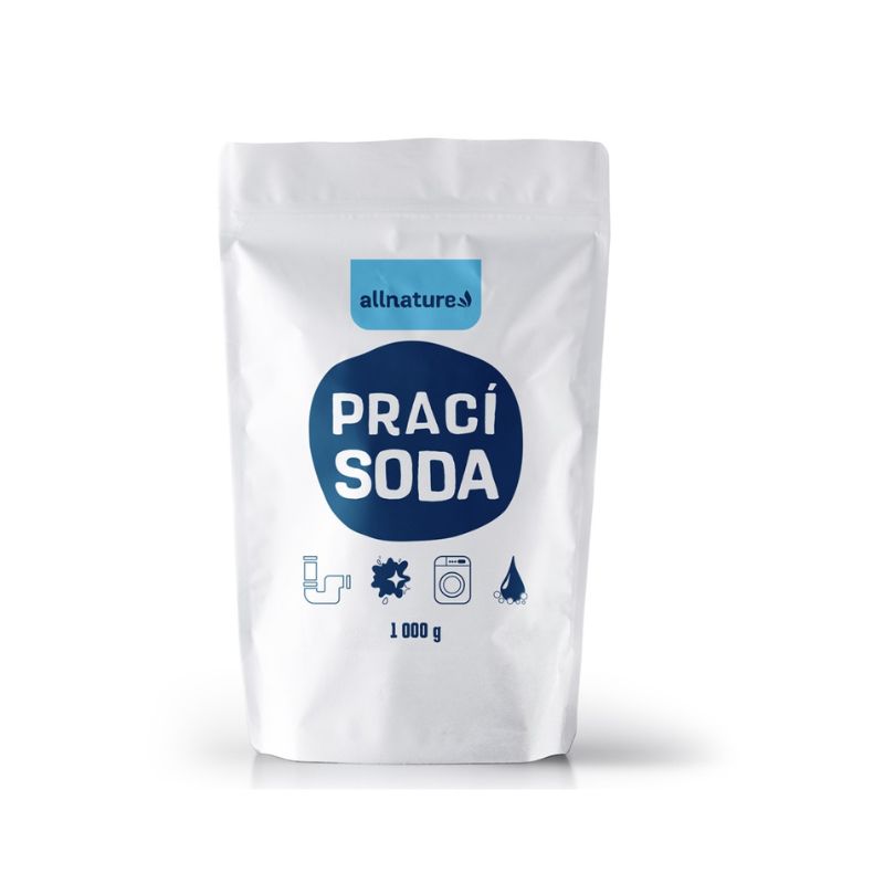 Allnature Uhličitan sodný, Pracia sóda, Sóda na pranie 1000 g