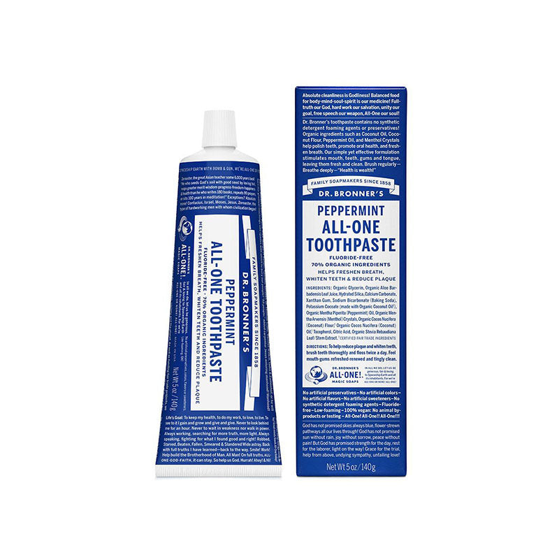 Dr. Bronner’s zubná pasta Peppermint 105 ml