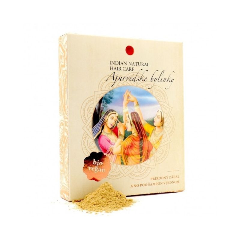 Indian natural hair care Ajurvédske bylinky No Poo Šampón a zábal 200g