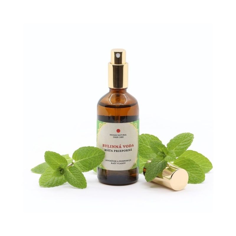 Indian natural hair care Bylinná voda z mäty priepornej 100 ml