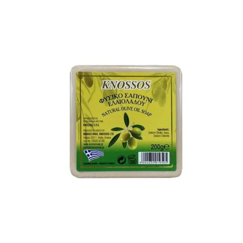 Knossos Prírodné olivové mydlo Biele 200 g