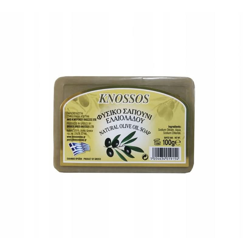 Knossos Prírodné olivové mydlo Zelené 100 g
