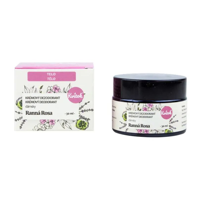Kvitok Krémový dezodorant Ranná rosa 30 ml