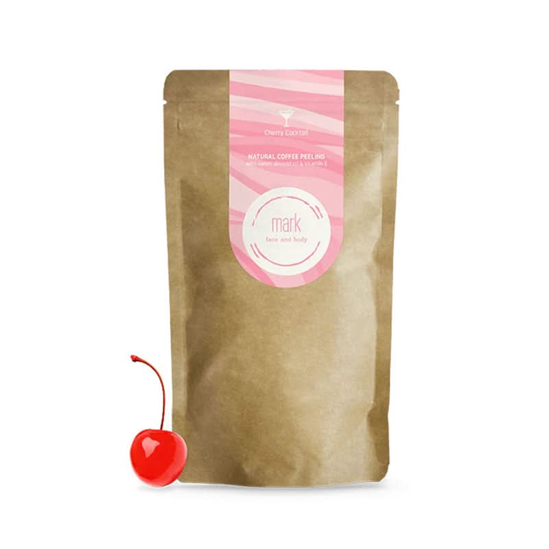 MARK Kávový píling Čerešňový koktail 150g