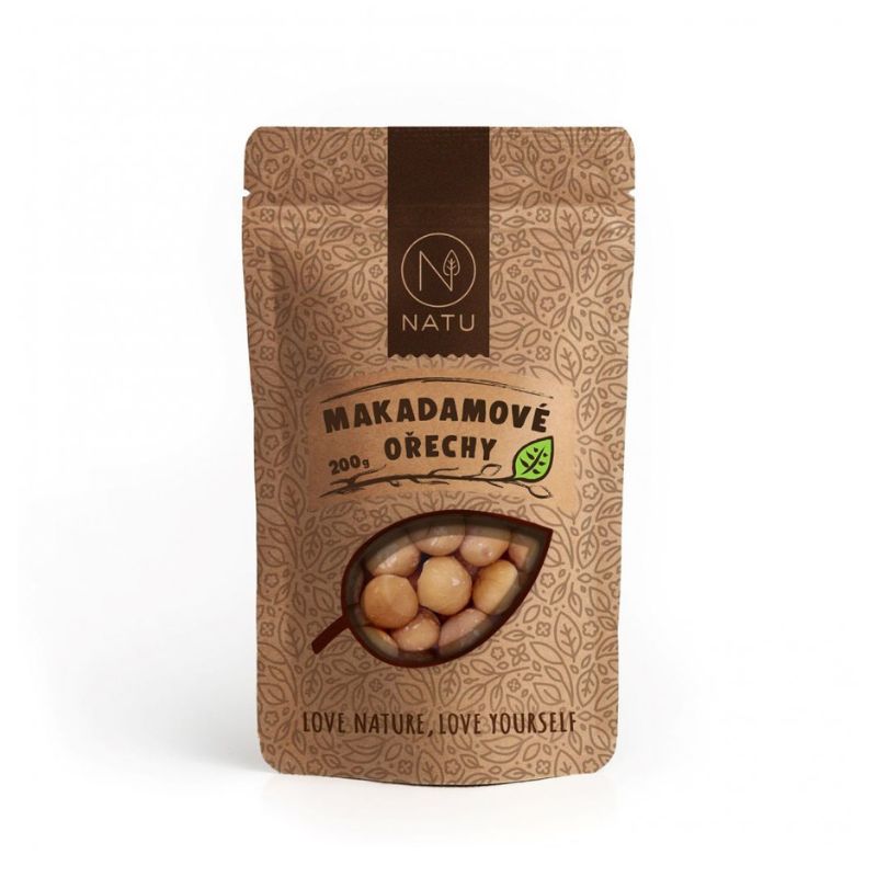 NATU Makadámové orechy 200 g