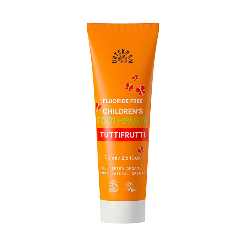 Urtekram Bio detská zubná pasta Tutti frutti 75 ml
