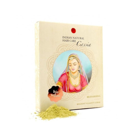 Indian natural hair care Cassia Bezfarebná kúra na vlasy 200g