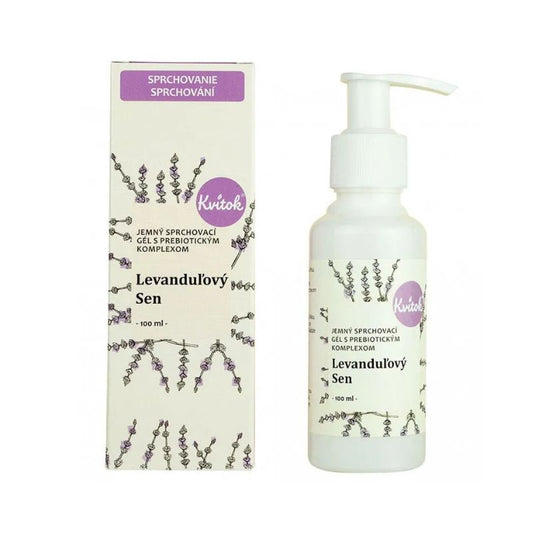 Kvitok Sprchovací gél s prebiotickým komplexom Levanduľový sen 100 ml