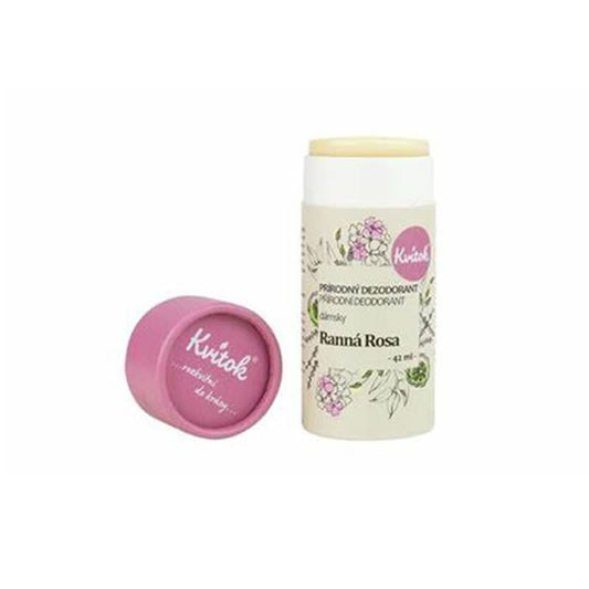 Kvitok Tuhý deodorant v papierovej tube Ranná rosa 42 ml