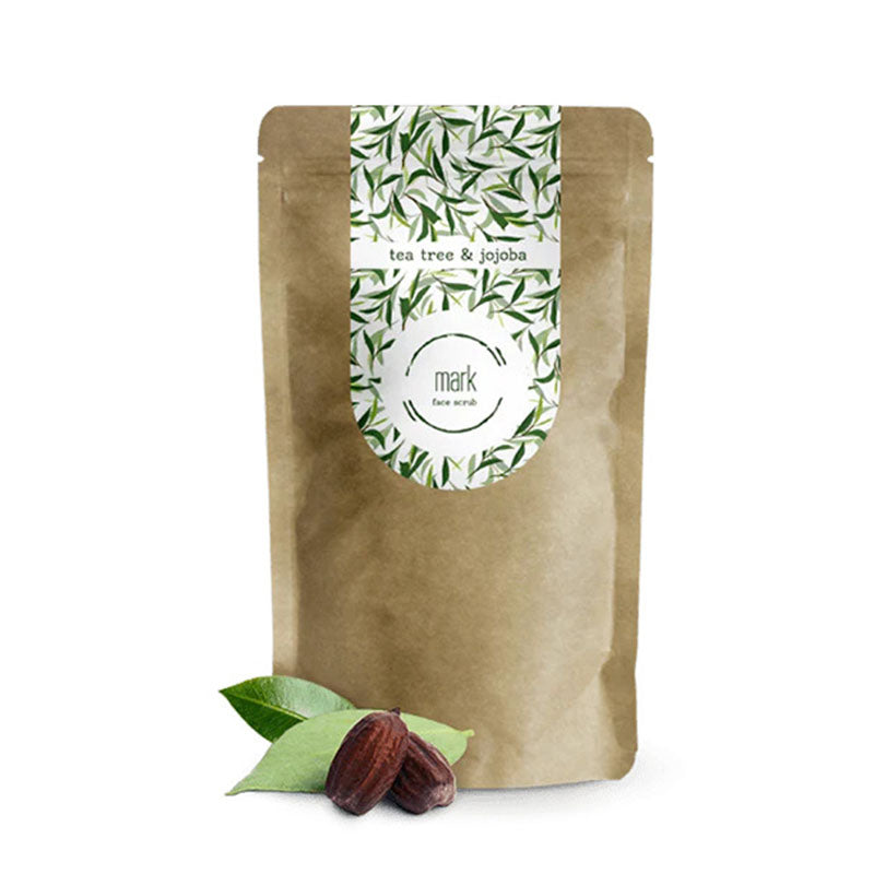 MARK Kávový peeling na tvár s čajovníkom 80g