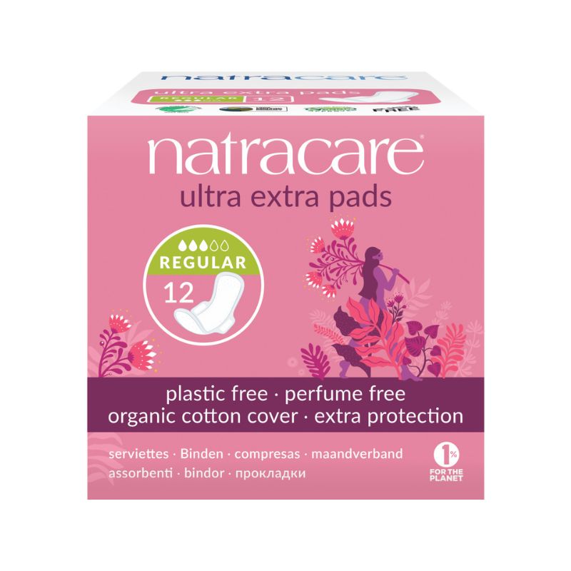 NATRACARE vložky ULTRA extra regular 12 ks 3 kvapky