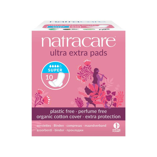 NATRACARE vložky ULTRA extra super 10 ks 4 kvapky